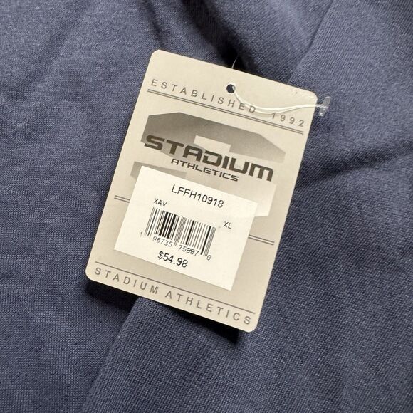 Xavier Musketeers Logo Hoodie Men’s XL Blue Stadium Athletics Sewn Letters  New - Picture 6 of 12